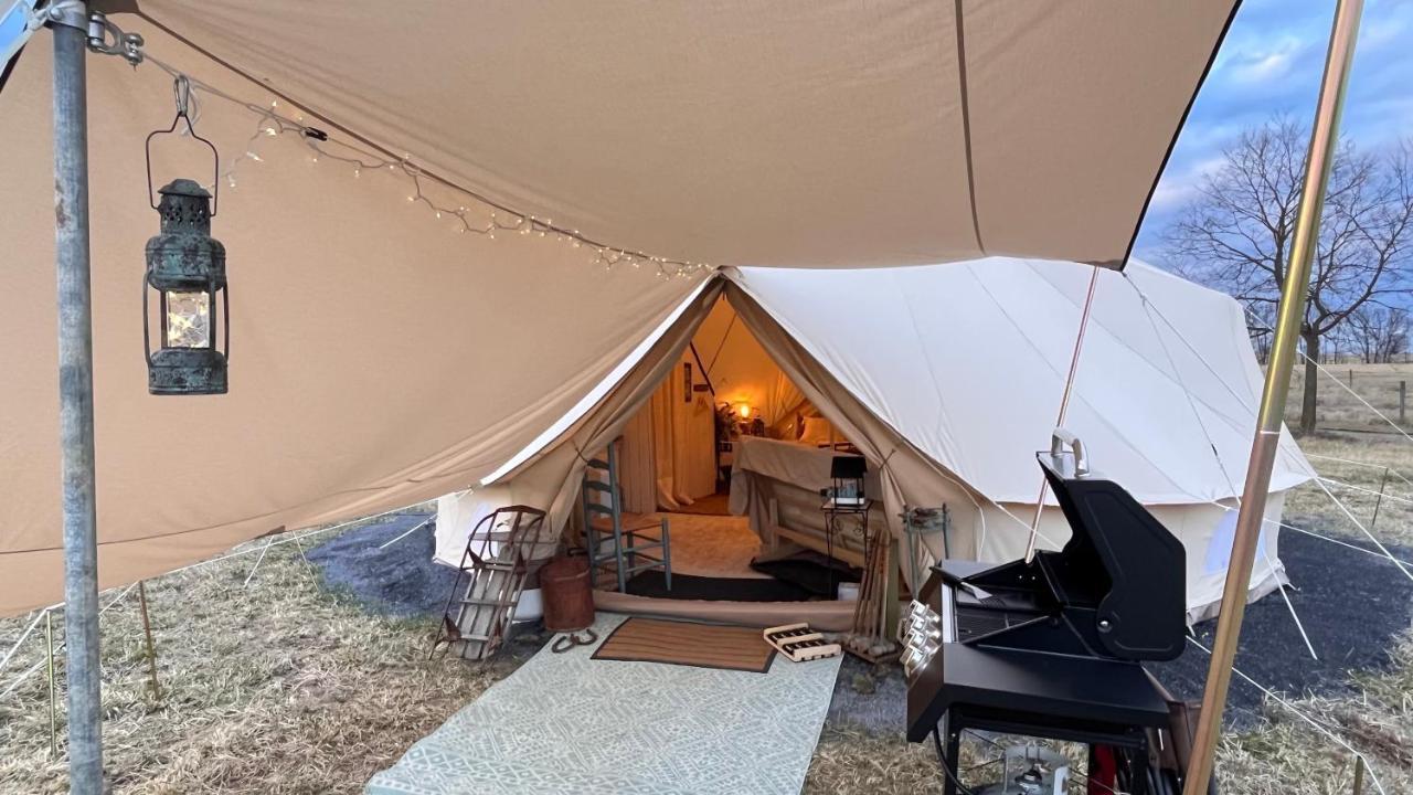 Shenandoah Valley Glamping - Amazing Views - Farm Edinburg Bagian luar foto